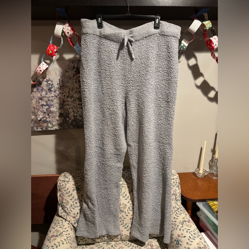Aerie Marshmallow Sherpa Pajama Lounge Pant. Silver Shadow Grey. Size XXL